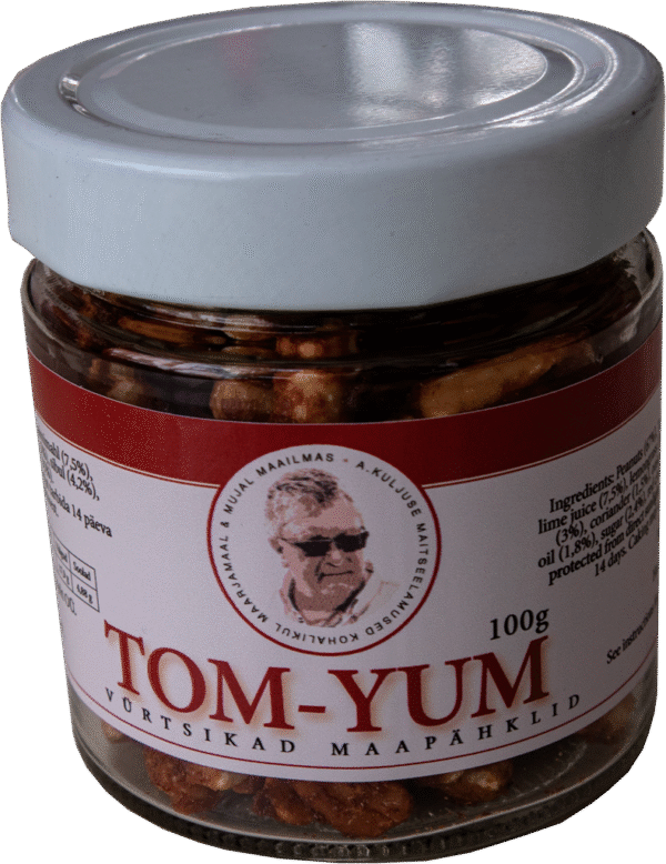 Tom-Yum vürtsikad maapähklid 100g.