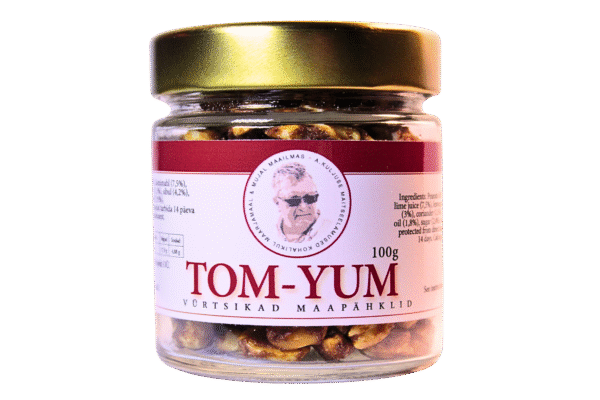 Tom-Yum vürtsikad maapähklid 100g.