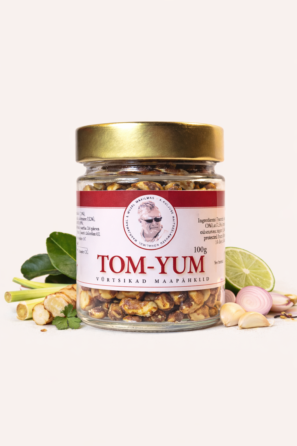 Tom-Yum vürtsikad pähklid