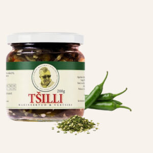 Tšilli, marineeritud ja vürtsikas 200 g