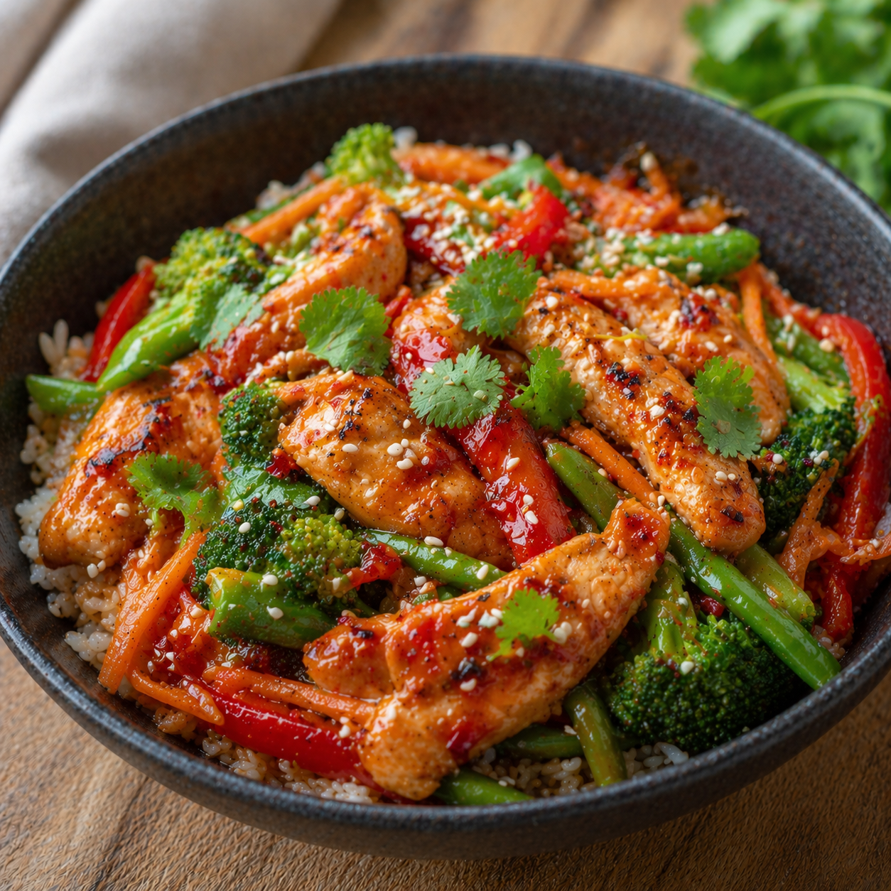 Vürtsikas-magus tšillikana wokis