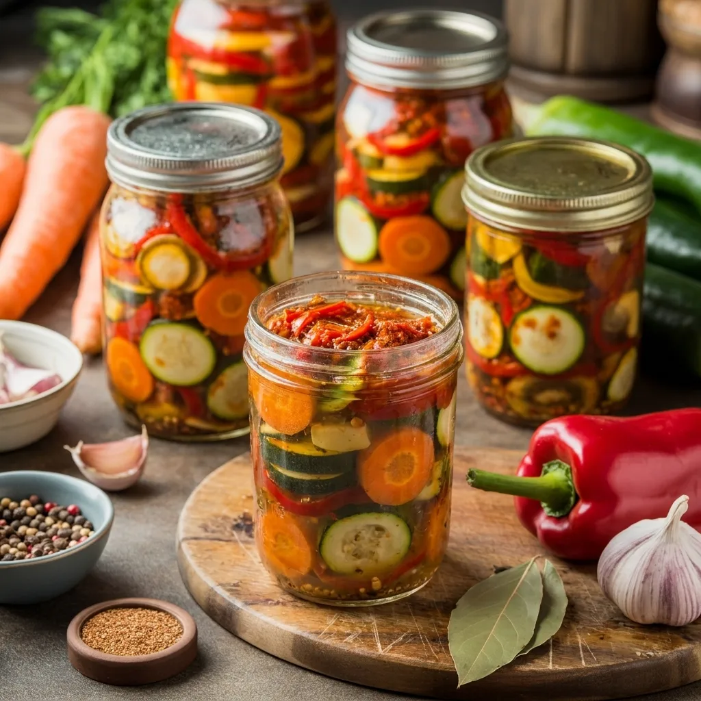 Köögiviljad adžika marinaadis